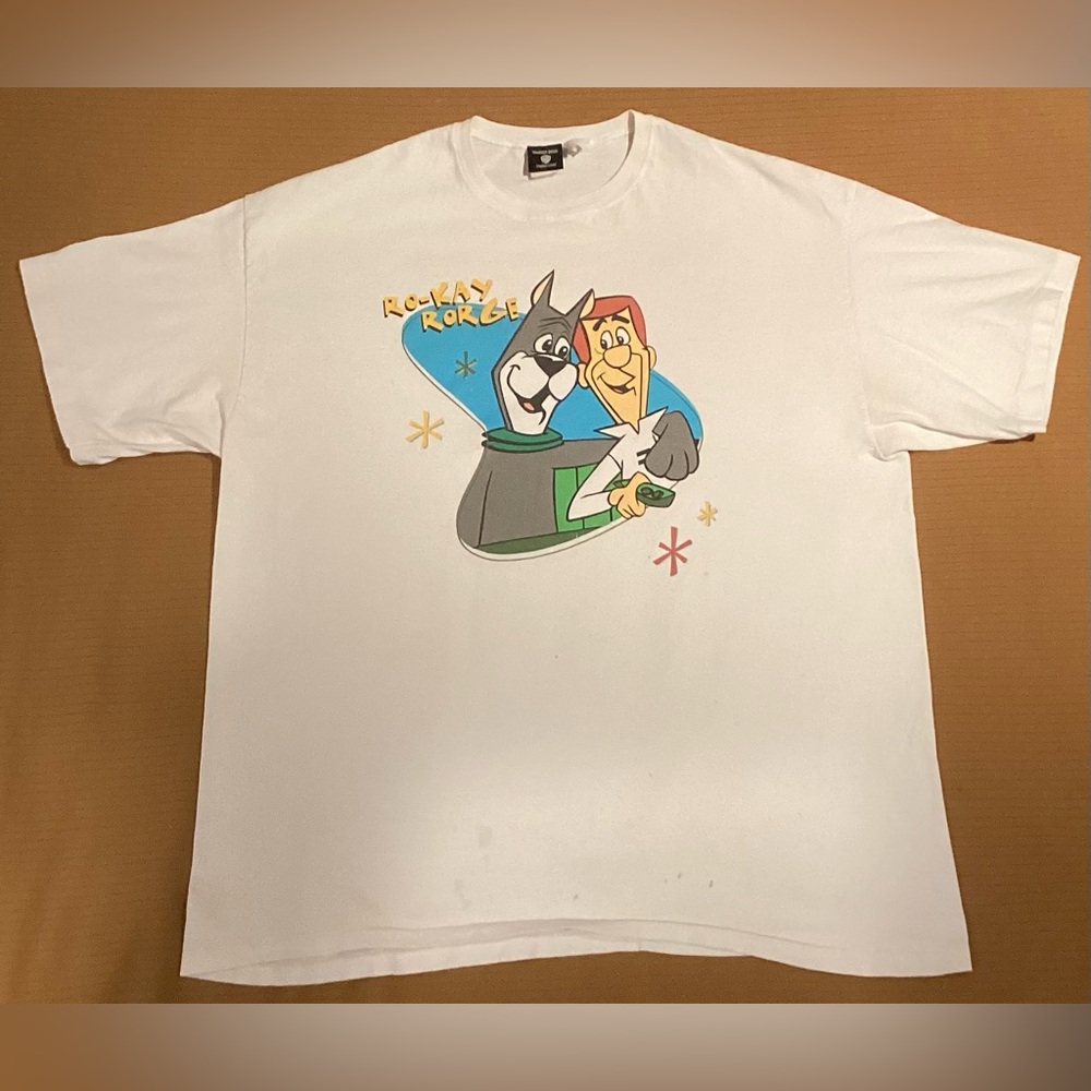 Vintage Jetsons T-shirt Astro George Cartoon Network Warner Bros Ro-Ray Rorge